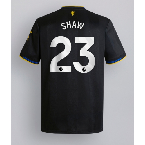 Billige Fotballdrakt Manchester United Luke Shaw #23 Replika Tredjedrakt 2025-26 Kortermet Billige Fotballdrakt Manchester United Luke Shaw #23 Replika Tredjedrakt 2025-26 Kortermet